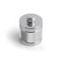 Bertocci Officina 01 Контейнер с крышкой, h110 см, d90 см, настольный, цвет: хром