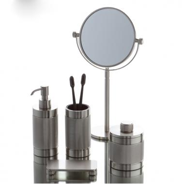 Bertocci Officina 01 Контейнер с крышкой, h110 см, d90 см, настольный, цвет: хром