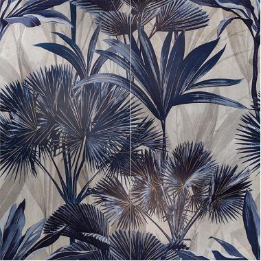 Showall Amazzonia Blu Naturale Ret. Comp. 2 Pz 120x120