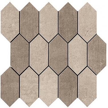 Evoca Ambra, Terra Naturale Ret. Mosaico Losanga Warm 30x30