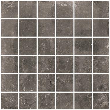 Umbria Antica Antracite Naturale Ret. Mosaico 5-5 30x30