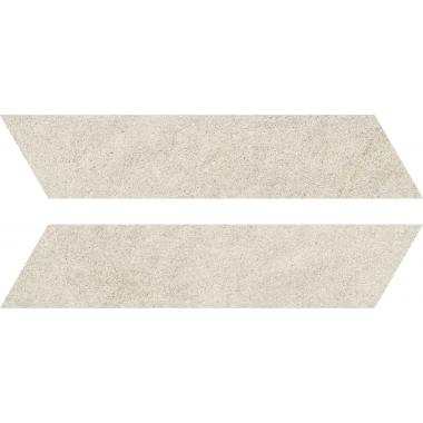 Eclettica Chevron DX/SX Bianco 52,5x11,7 cm R10 Rett.