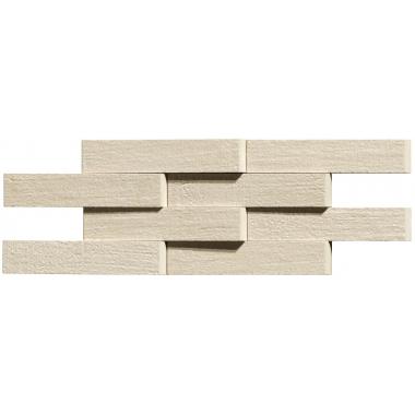 Costruire Argilla Avorio Naturale Ret. Mosaico Bricks 3D 12x29