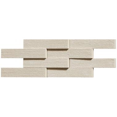 Costruire Argilla Grigia Naturale Ret. Mosaico Bricks 3D 12x29