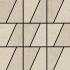 Ardesia Mix Avorio Mix Naturale Ret. Mosaico Trapezi 37.5x37.5