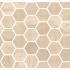 Reverso Beige Patinato Ret. Mosaico Esagono 30x30