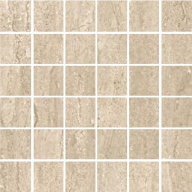 Travertini Due Beige Naturale Ret. Mosaico Tessera 5-5 30x30