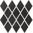 Materia Prima Black Storm Naturale Mosaico Rombo 25x25