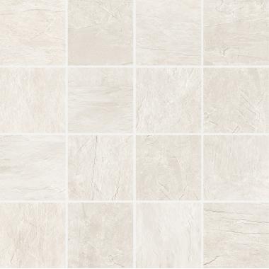 Ardoise Blanc Matte Ret. Mosaico Tessere 7.5-7.5 30x30