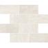 Ardoise Blanc Matte Ret. Muretto Tessere 7.5-15 30x30