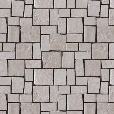 Pierre De France Blanche Naturale Ret. Mosaico Spacco Burattato Irregolare 32x32