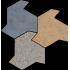 Match-Up Blueberry, Cinnamon, Earl grey mix Naturale Decoro Shapes 48x50