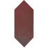 Via Emilia Bordeaux Naturale Losanga Lato 14x34