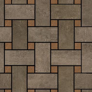 Approach Brown Mix Nat Intreccio Toz. Red 33.x33.3