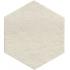 Mat C Dec Oyster Naturale Esagona 24x27.7