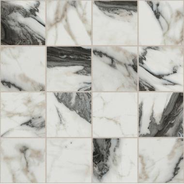 Les Bijoux de Rex Calacatta altissimo blanc Matte Ret. Mosaico 7.5-7.5 30x30