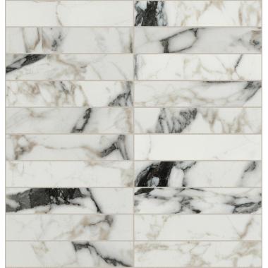 Les Bijoux de Rex Calacatta altissimo blanc Matte Ret. Mosaico 3-15 30x30