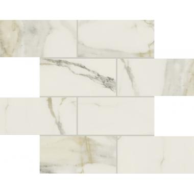 I Classici di Rex Calacatta gold Matte Ret. Muretto Tessere 7.5-15 30x30