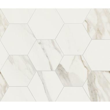 Anima Calacatta Oro 28.5x33 Composizione Esagono Lucidato Lap.