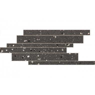 Earthtech Carbon_flakes Glossy-Bright Ret. Modulo Listello Sfalsato 21x40