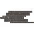 Earthtech Carbon_flakes Glossy-Bright Ret. Modulo Listello Sfalsato 21x40