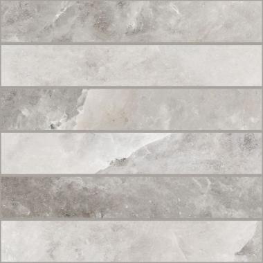 Rock Salt Celtic grey Lucido Ret. Mosaico 3D 5-30 30x30