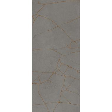 Wide Gres 280 Cement Effect Metal Groove Graphite Naturale Ret. 120x280
