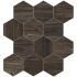 Craftsman Wood Coal Nat Esagona Mix 35x37.5