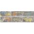 New York Colored words Wall Street Naturale Inserto S6 10x20