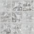 Aureo Contemporary White Gold 077 Corrugated 2x2