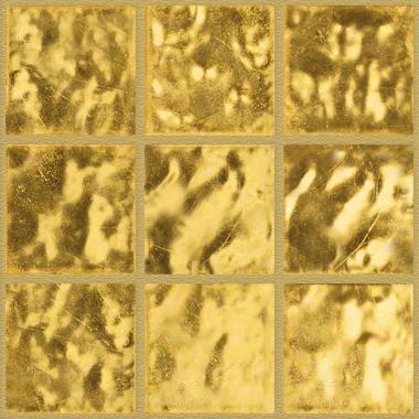 Aureo Contemporary Yellow Gold 075 Corrugated 2x2