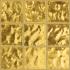 Aureo Contemporary Yellow Gold 075 Corrugated 2x2