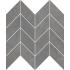 Elementa Cool Stone Mat Ret. Mosaic Chevron 30x30