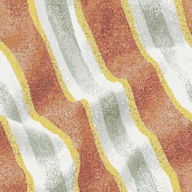 Tropical Splendor Coral Satin Opaque 252.6x252.6