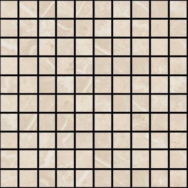 Elemental Stone Cream dolomia Lucido Ret. Mosaico 3-3 30x30