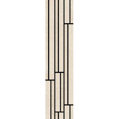 Elemental Stone Cream limestone Naturale Ret. Modulo Listello 15x60