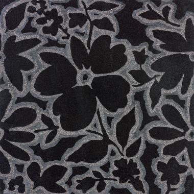Fusion Daisy Titanium Liscia Lap. Ret. Decoro 49x49