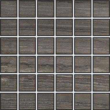 Flow Dark Grey Naturale Ret. 30x30