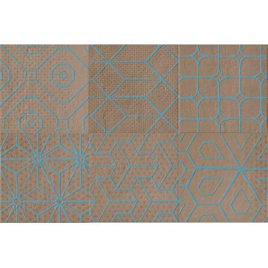 Mat Dec Blu mix 6 Sandal Naturale 20x20