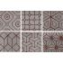 Mat Dec Red mix 6 Zinc Naturale 20x20