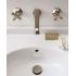 Смеситель для раковины Sbordoni Deco Prestige настенный,  двухрычажный, на 3 отверстия Chrome