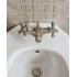 Смеситель для биде Sbordoni Deco Prestige двухрычажный, с донным клапаном, на 1 отверстие Chrome