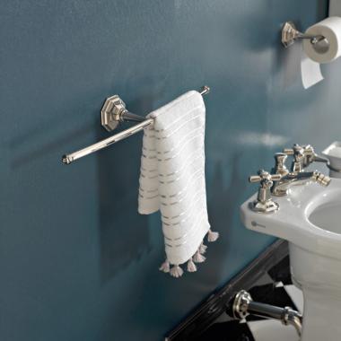 Полотенцедержатель Sbordoni Deco настенный, к биде, металлический, 425 мм Chrome