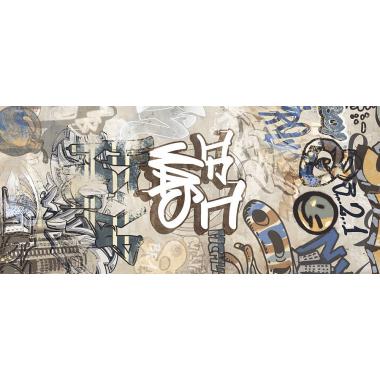 City Plaster Decoro Graffiti Beige 120x280 R10 Ret. 6mm