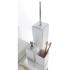 Bertocci Le Ceramiche Дозатор для жидкого мыла, настольный 7,5хh18х7,5см., цвет: белая керамика/хром