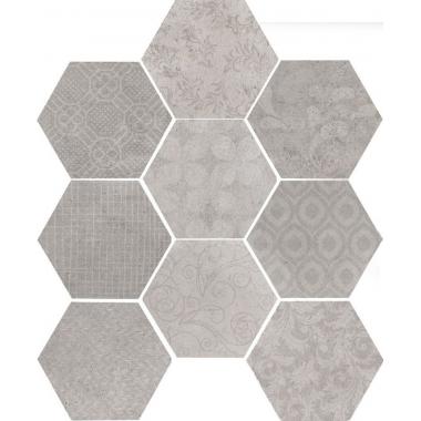 Riabita Il Cotto Fabric Minimal Naturale Esagona 24x27.7