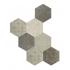 Riabita Il Cotto Fabric Mix Minimal Naturale Esagona 24x27.7