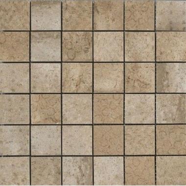 Riabita il cotto Fabric Mix Natural Naturale Mosaico Tessera 5-5 30x30