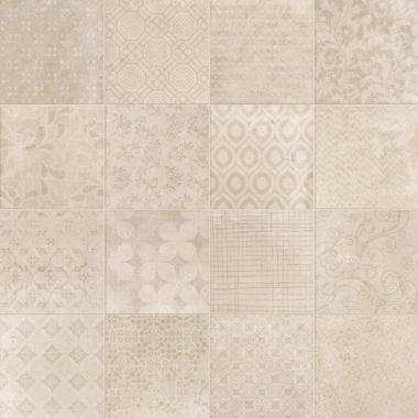 Riabita Il Cotto Fabric Shabby Chic Naturale 20x20