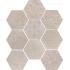 Riabita Il Cotto Fabric Shabby Chic Naturale Esagona 24x27.7